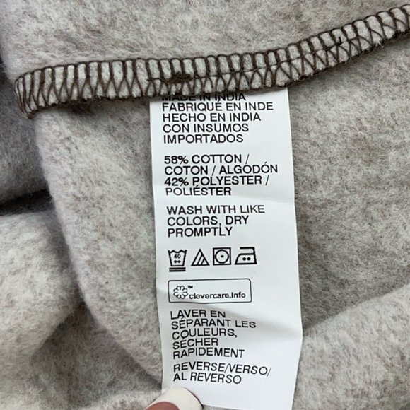 Van Heusen Mens Pullover Sweater Brown Mock Neck 1/4 Zip Heathered S New $60 - Picture 7 of 8